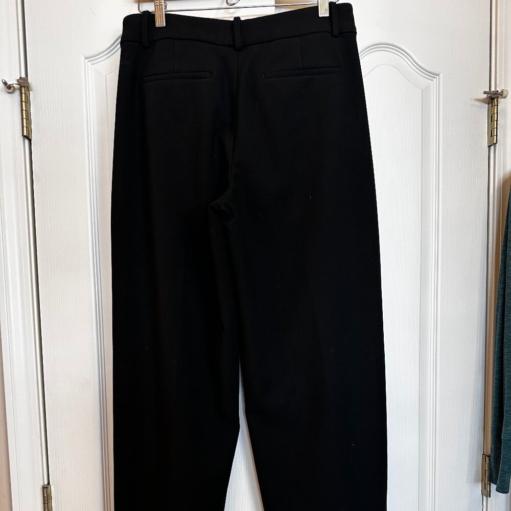 J Crew Sydney Pants Women's Sz. 10 Wide Leg Black - Picture 8 of 9